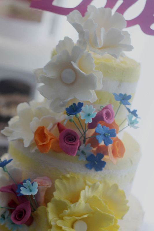 Spring Bridal Show cake 1